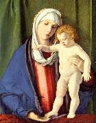 Giovanni Bellini Madonna and Child painting
